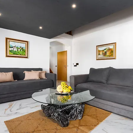 With Heated Pool, Whirpool, View, Near - By Traveler Tourist Agency Krk - Id 2683 *