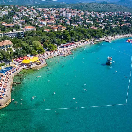 With Heated Pool, Whirpool, View, Near - By Traveler Tourist Agency Krk - Id 2683