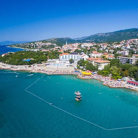 Апартаменты With Heated Pool, Whirpool, View, Near - By Traveler Tourist Agency Krk - Id 2683 *