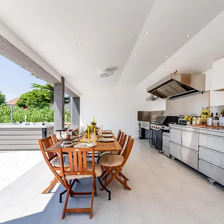 With Heated Pool, Whirpool, View, Near - By Traveler Tourist Agency Krk - Id 2683